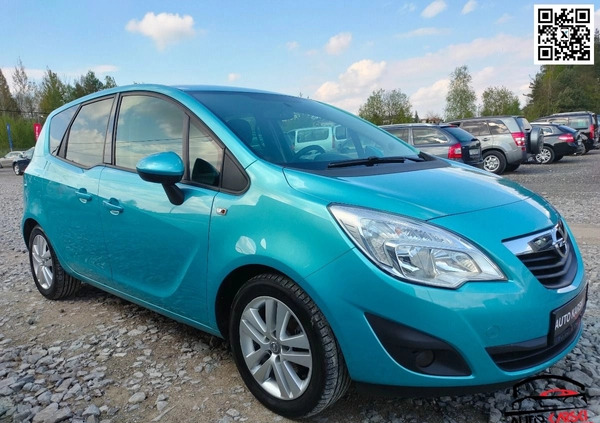 Opel Meriva cena 21500 przebieg: 202452, rok produkcji 2010 z Jeziorany małe 742
